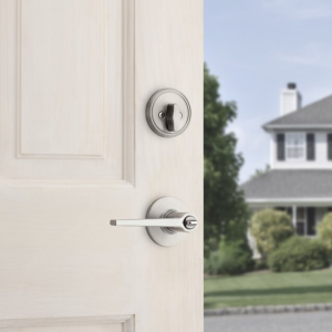 Easy Turn Door Handles & deadbolt (Exterior) INSTALLED